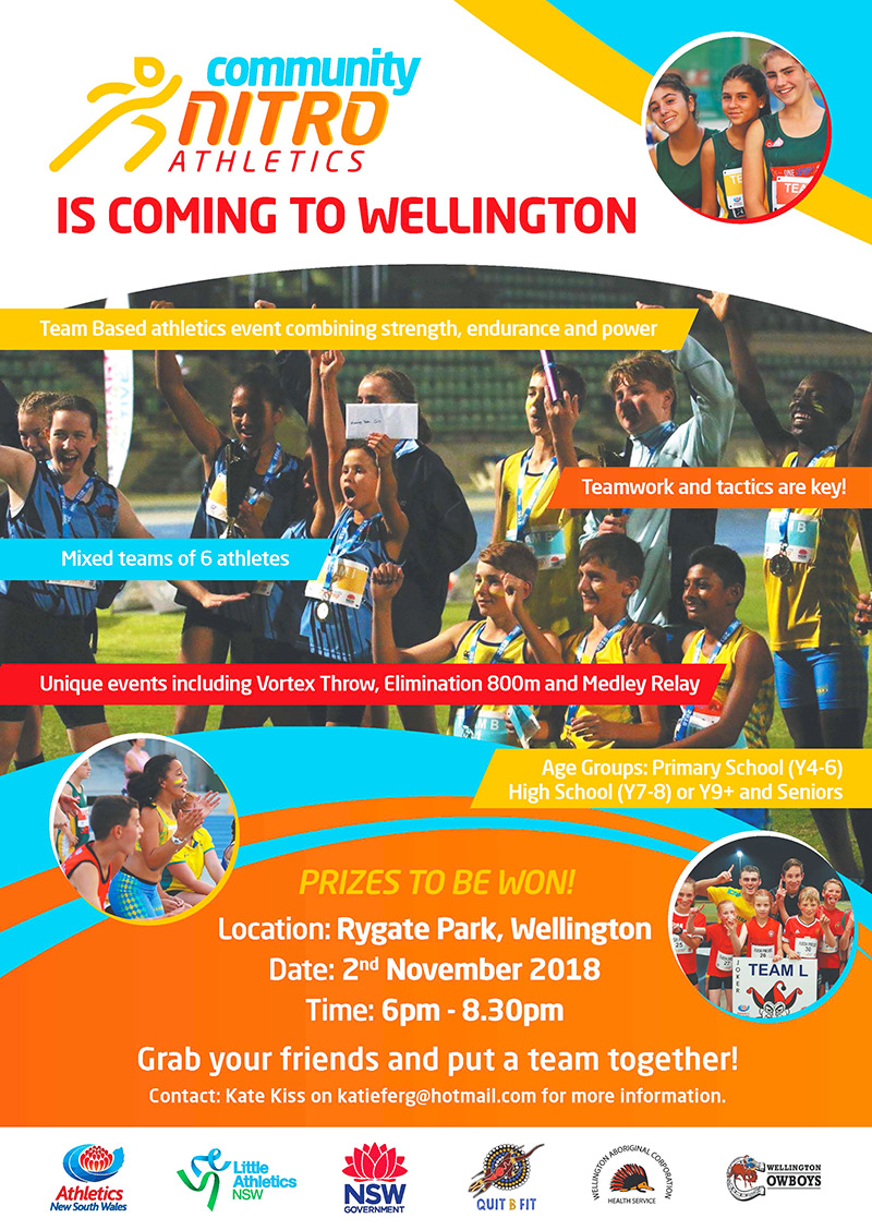 Community Nitro Athletics is coming to Wellington